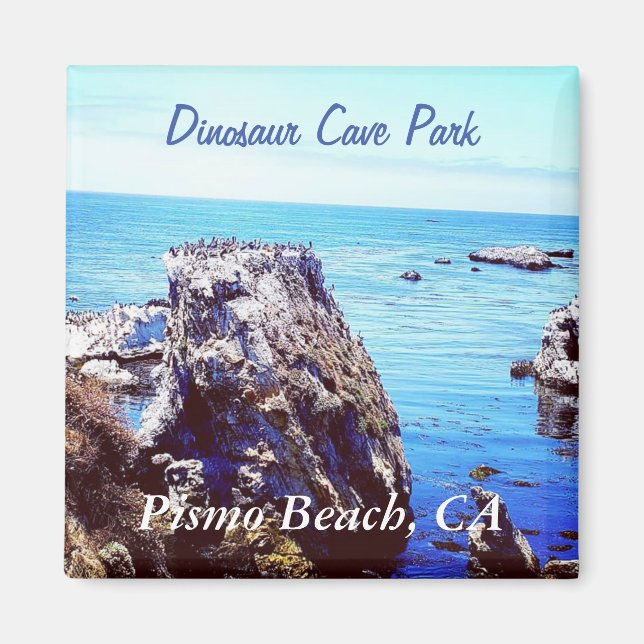 Pismo Beach, Dinosaur Cave Park Magnet (Framsidan)