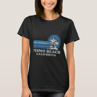 Pismo Beach Kalifornien Familj Sommarlov Vint T Shirt