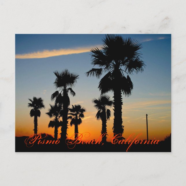 Pismo Beach, Kalifornien Vykort (Framsida)
