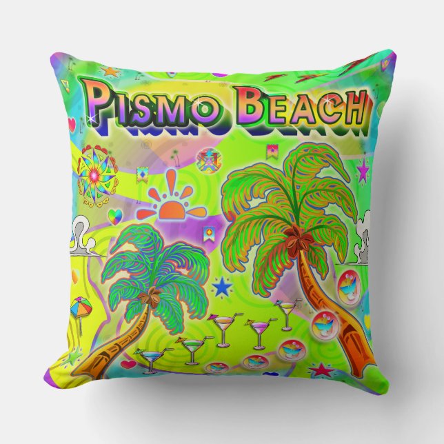Pismo Beach Mind Focus Pillow Kudde (Framsida)