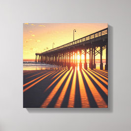 Pismo Beach Pier California Canvastryck