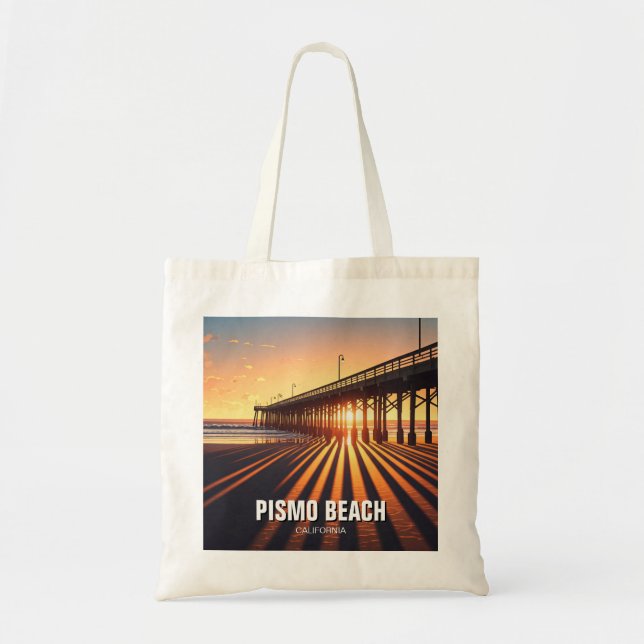 Pismo Beach Pier California Tygkasse (Framsidan)