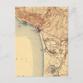 Pismo Beach Vintage Karta Vykort