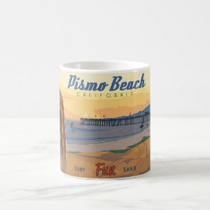 Pismo strand Califorina Kaffemugg