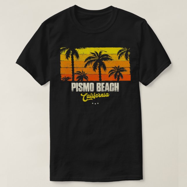 Pismo-stranden Souvenir California Reminder 2 T Shirt (Design framsida)