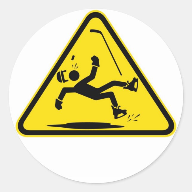 Piso Mojado Helmet Sticker Runt Klistermärke (Framsida)