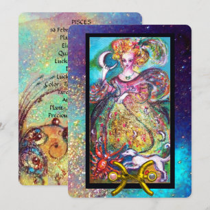 PISS,MÅNE DAM,TAROT ASTROLOGY ZODIAC BIRTHDAY C KORT