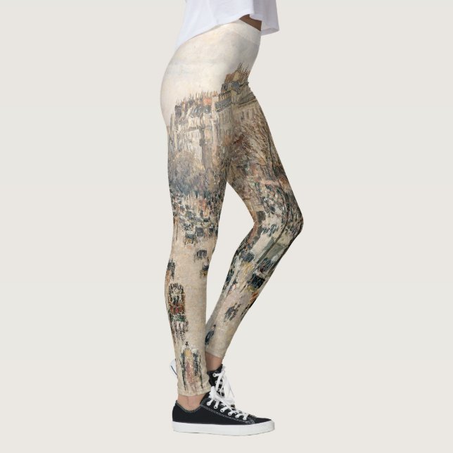 Pissarro - Boulevard Montmartre, eftermiddagen Sol Leggings (Höger)