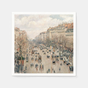 Pissarro - Boulevard Montmartre, eftermiddagen Sol Pappersservett