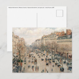 Pissarro - Boulevard Montmartre, Eftermiddagssol Vykort