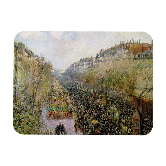 Pissarro - Boulevard Montmartre, Mardi Gras Magnet (Horisontell)