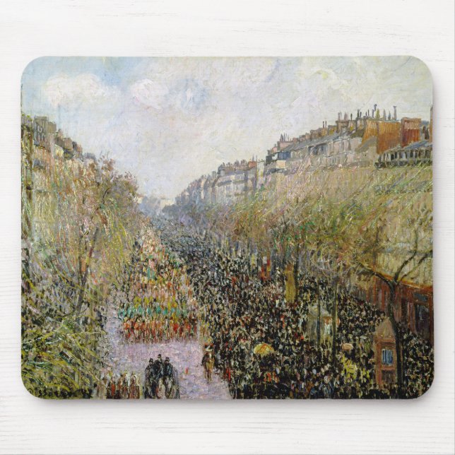 Pissarro - Boulevard Montmartre, Mardi Gras Musmatta (Framsidan)