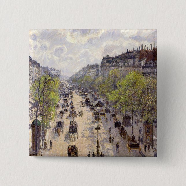 Pissarro - Boulevard Montmartre, Vår Knapp (Framsida)