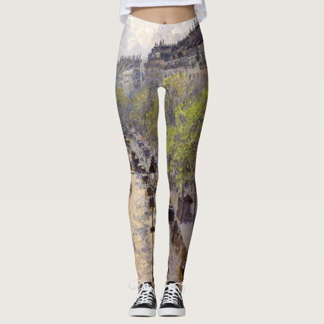 Pissarro - Boulevard Montmartre, Vår Leggings (Framsida)