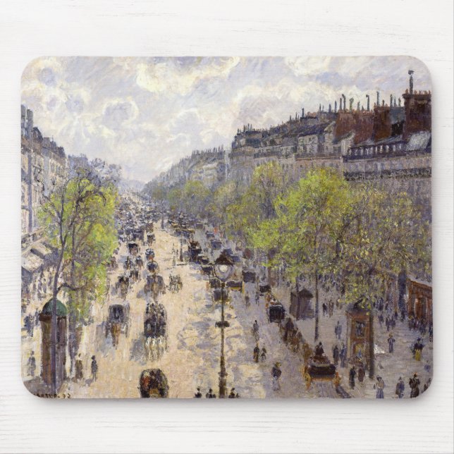 Pissarro - Boulevard Montmartre, Vår Musmatta (Framsidan)