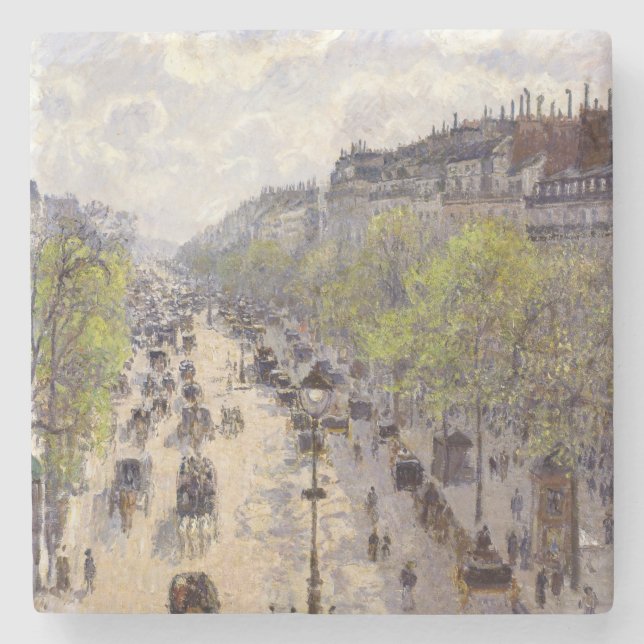 Pissarro - Boulevard Montmartre, Vår Stenunderlägg (Framsidan)