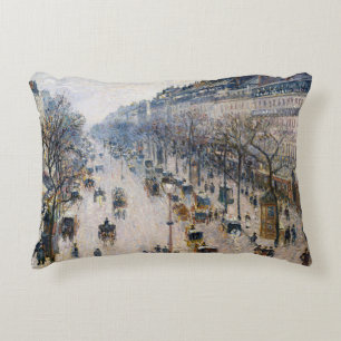 Pissarro - Boulevard Montmartre, Winter God morgon Prydnadskudde