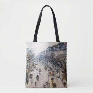 Pissarro - Boulevard Montmartre, Winter God morgon Tygkasse