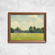 Pissarro Hampton Court Berömd Old Art