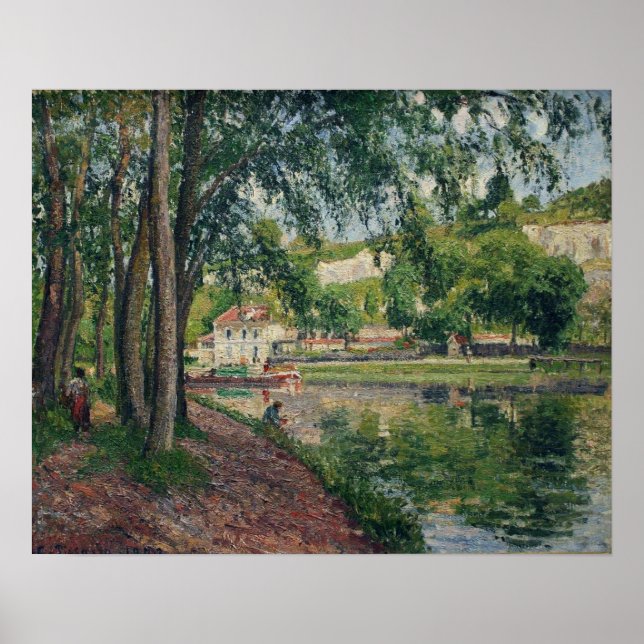 Pissarro - kanal av Loing 1902 Poster (Framsidan)