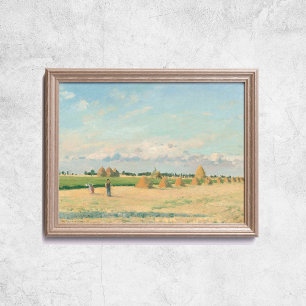 Pissarro Ligcape Ile De Frankrike Art Poster
