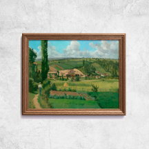 Pissarro Ligcape Les Patis Berömd Art