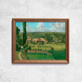 Pissarro Ligcape Les Patis Berömd Art Poster