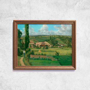 Pissarro Ligcape Les Patis Berömd Art Poster