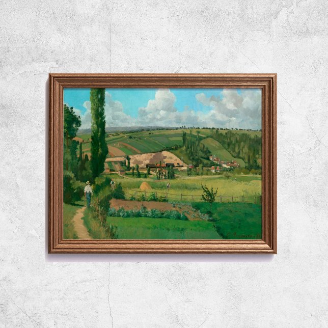 Pissarro Ligcape Les Patis Berömd Art Poster (Pissarro Landscape Les Patis Famous Art Poster
)