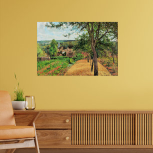 Pissarro - Louveciennes fruktodlingar, bra konst. Poster