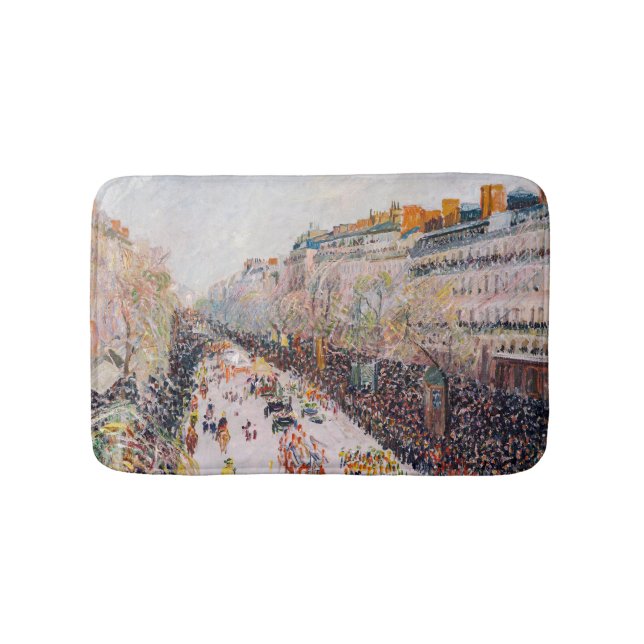 Pissarro - Montmartre, Mardi Gras på Boulevard Badrumsmatta (Framsidan)
