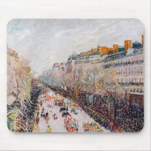Pissarro - Montmartre, Mardi Gras på Boulevard Musmatta