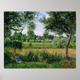 Pissarro - Morgonsol effekt Eragny Poster