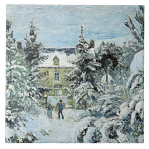 Pissarro - Piettehuset i Montfoucault Kakelplatta