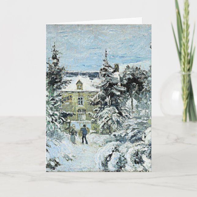 Pissarro - Piettehuset i Montfoucault Kort (Framsida)