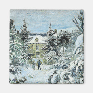 Pissarro - Piettehuset i Montfoucault Magnet