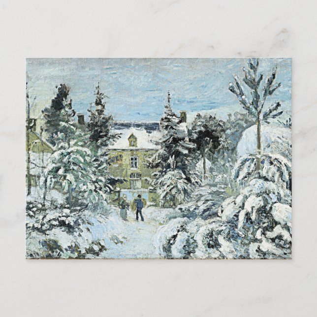 Pissarro - Piettehuset i Montfoucault Vykort (Framsida)