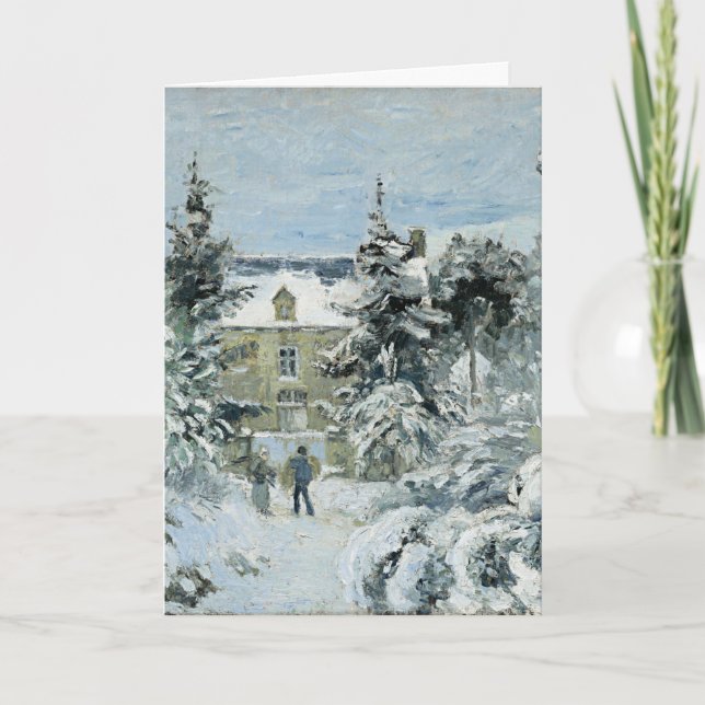 Pissarro - Piettes hus i Montfoucault, Kort (Framsida)