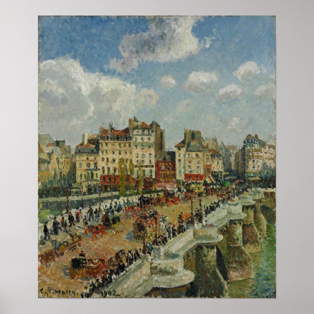 Pissarro - Pont-Neuf Poster (Framsidan)