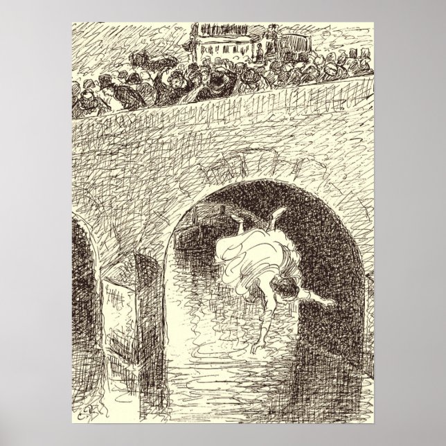 Pissarro - Självmord av en övergiven kvinna Poster (Framsidan)