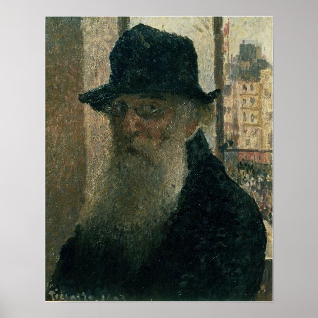 Pissarro - Självporträtt 1903 Poster (Framsidan)