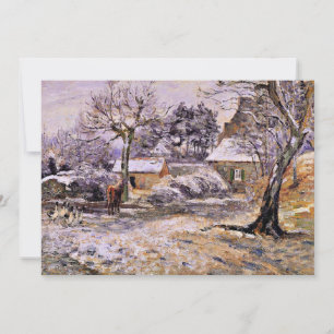 Pissarro - Snö vid Montfoucault Kort