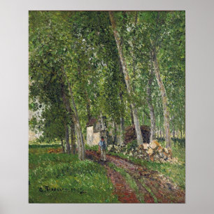Pissarro - Thicket at at 1902 Poster