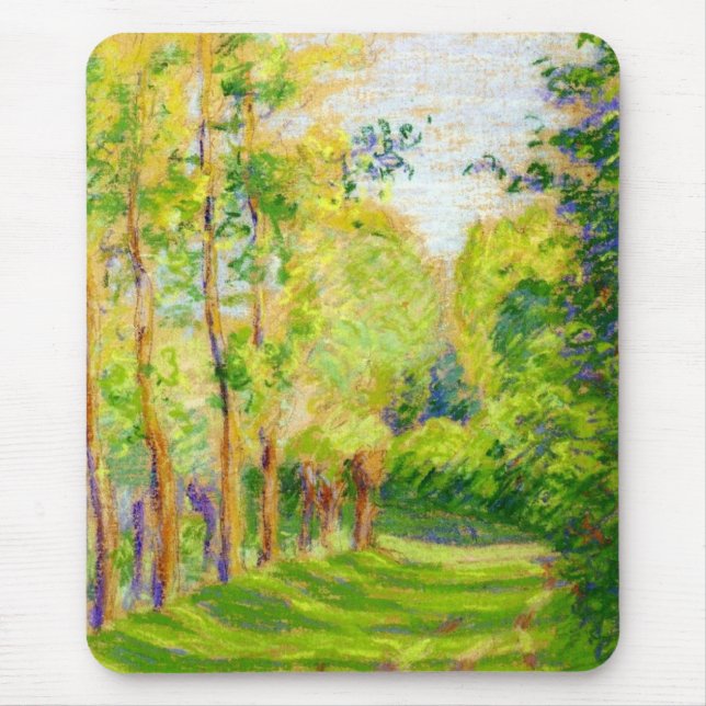 Pissarros landskap vid St Charles - Mousepad Musmatta (Framsidan)