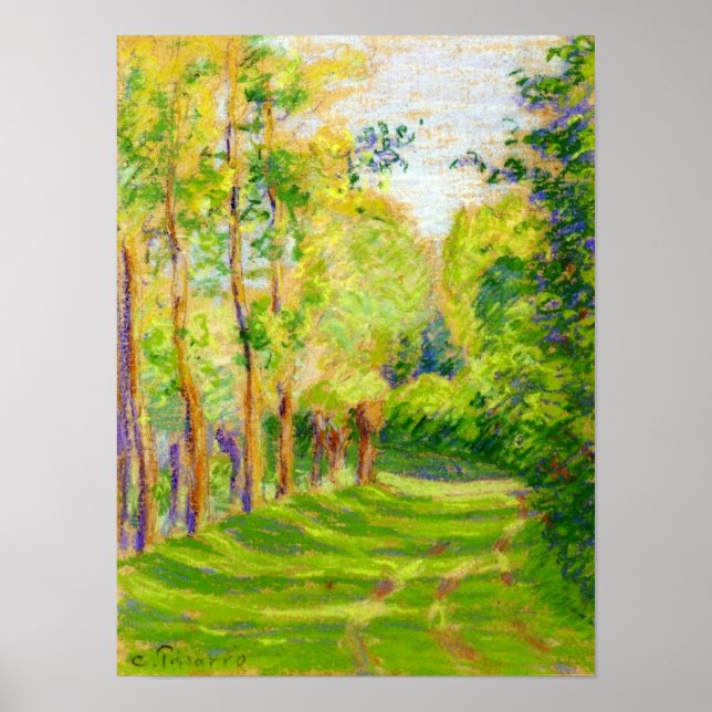 Pissarros landskap vid St Charles - Poster (Framsidan)