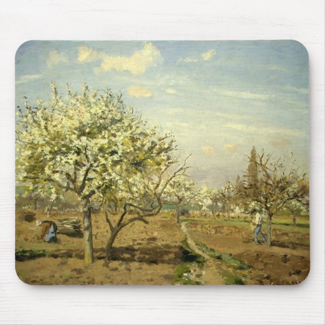 Pissarros "Orchard" - Mousepad Musmatta (Framsidan)