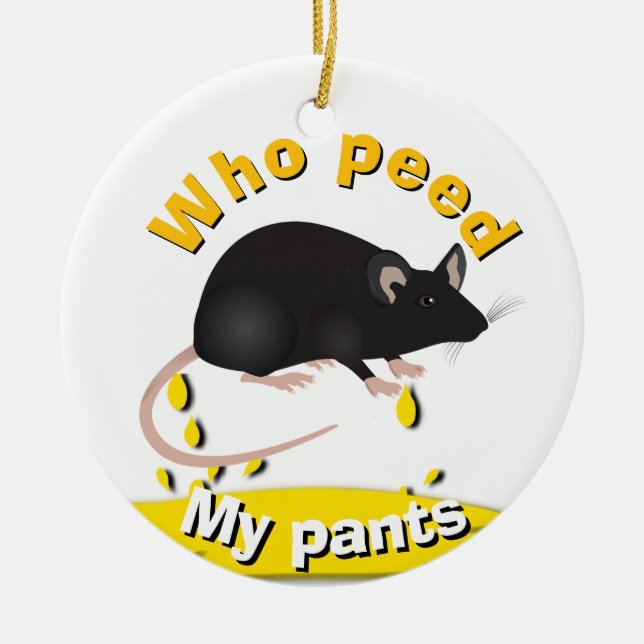 Pissboy Julgransprydnad Keramik (Framsidan)