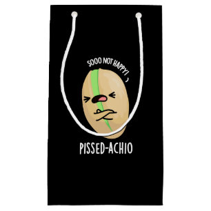 Pissed-achio Funny Pistachio Pun Mörk BG