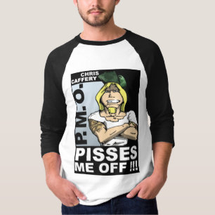Pisser mig av Vuxen 3/4 Sleeve Raglan T-Shirt