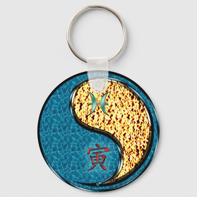 Pisses & Fire Tiger Nyckelring (Framsida)